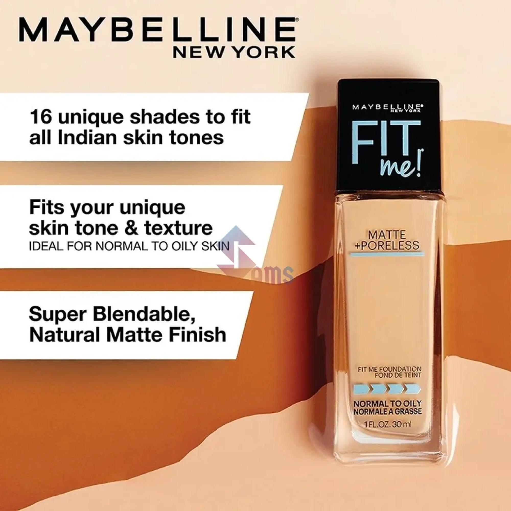 Maybelline Fit Me Matte Poreless Foudation 120 Ivory2.webp